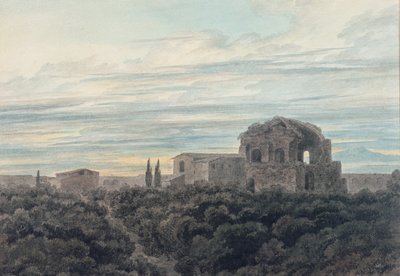 Tempel der Minerva Medica von John Robert Cozens